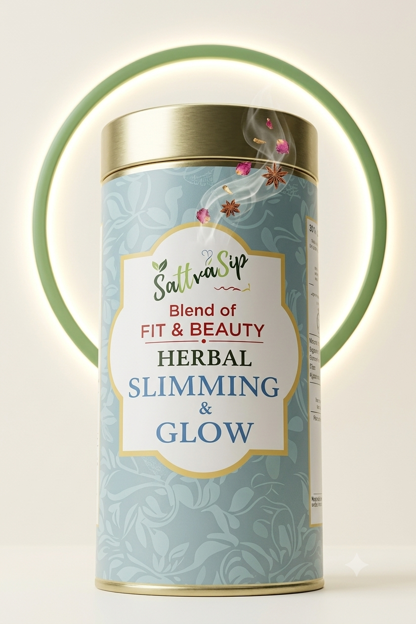 SattvaSip Herbal Slimming & Glow Tea
